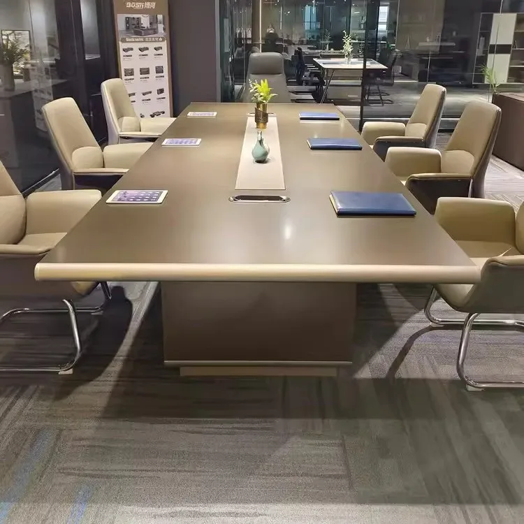 Office Furniture High End - Grande table de conférence, luxe léger,