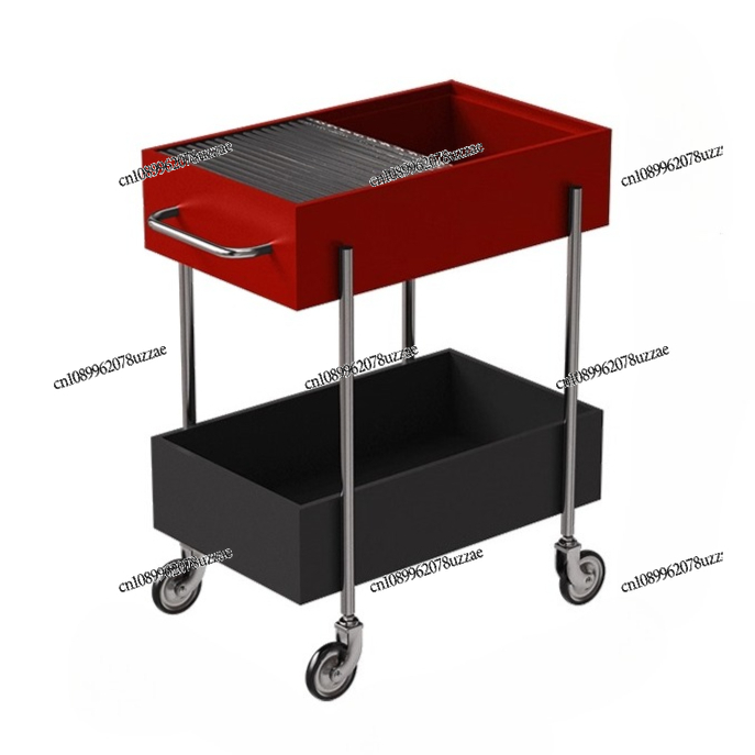 Office Furniture Second Hand - Petit chariot multicouche d'occasion, grand support