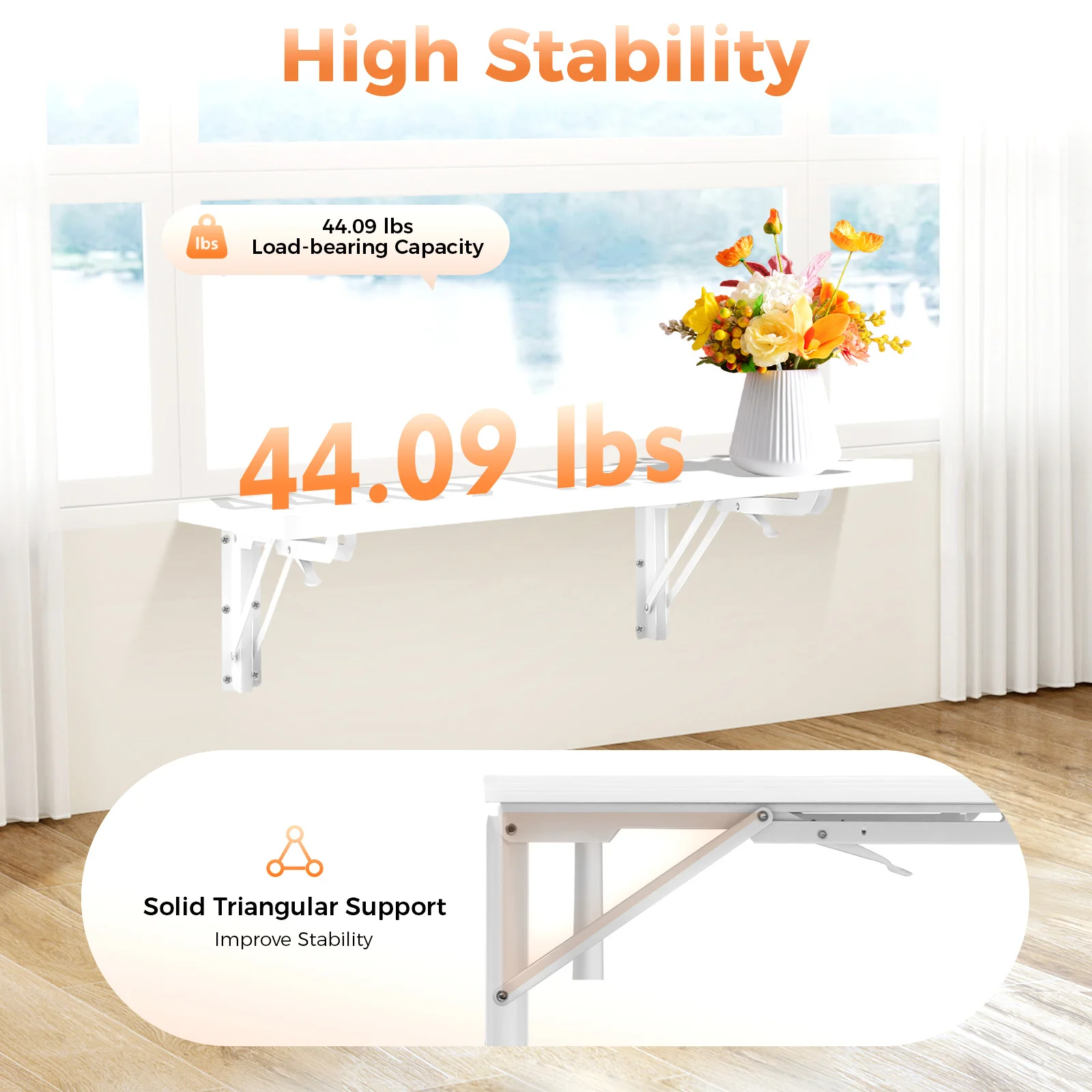 Office Furniture Dimensions - Bureau mural pliable peu encombrant, taille