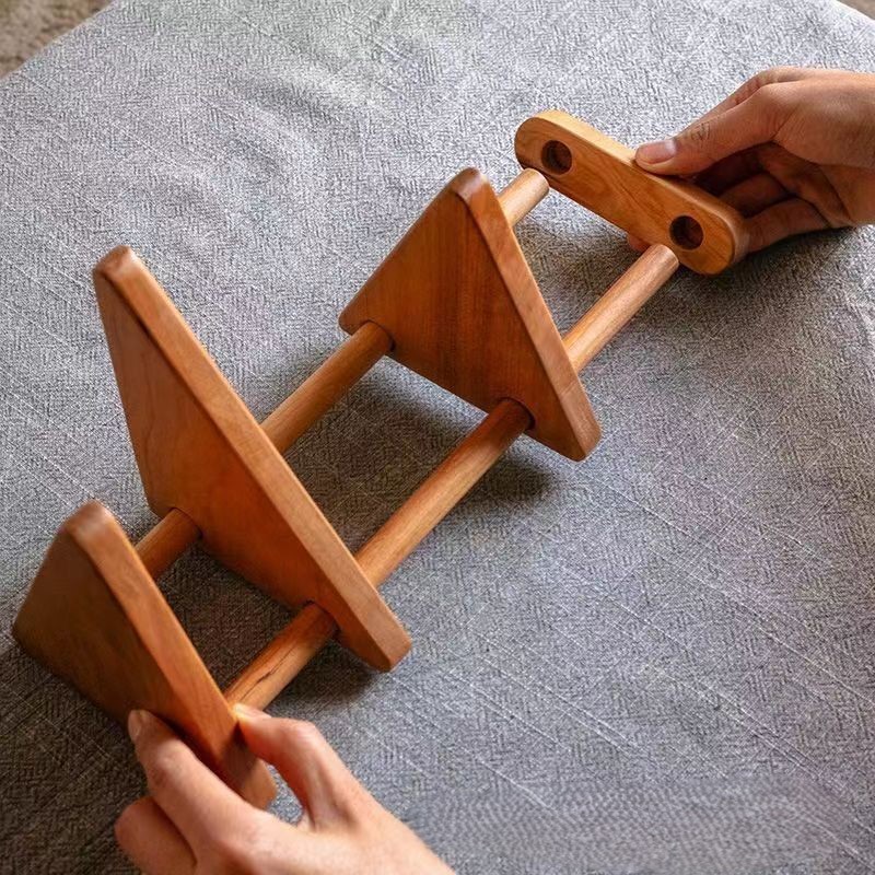Office Furniture High End - Serre-livres de bureau en bois massif,