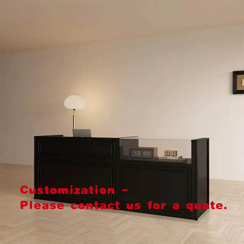 Office Furniture Desk - Bureau d'accueil moderne sur mesure pour