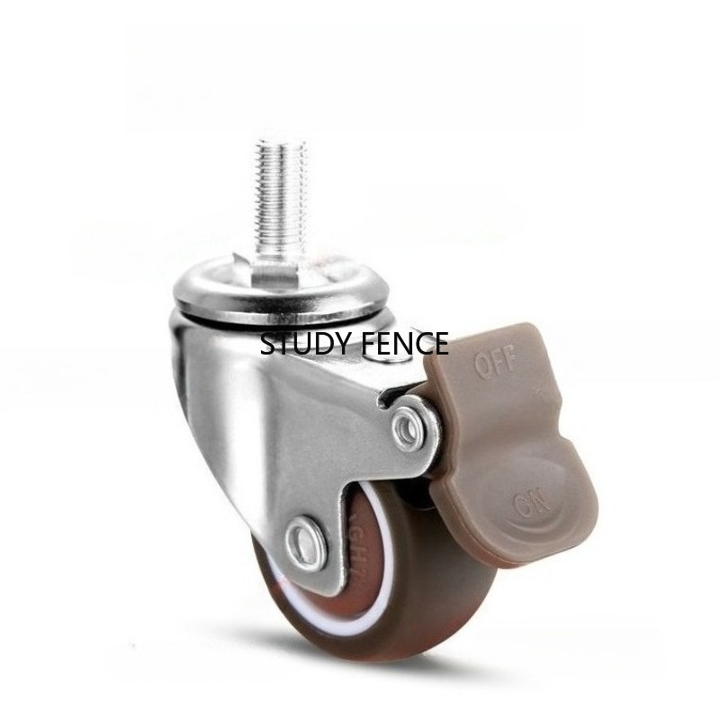 Roulettes à vis M6 1/1, 25/1,5 - Office Furniture Hardware avis et prix