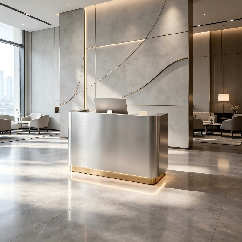 Comptoir de réception en acier - Office Furniture High End avis et prix