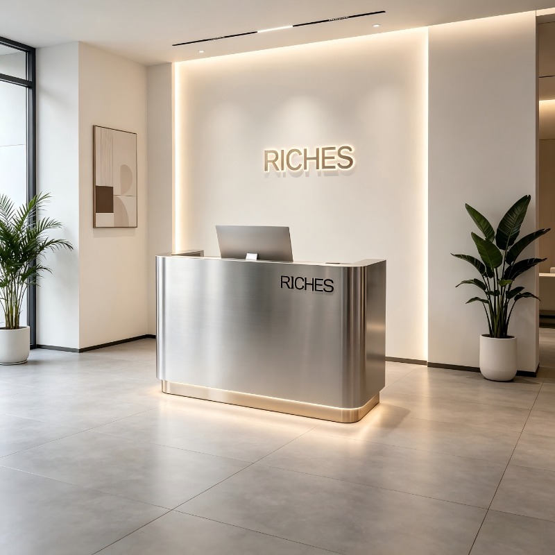 Comptoir de réception en acier - Office Furniture High End avis et prix