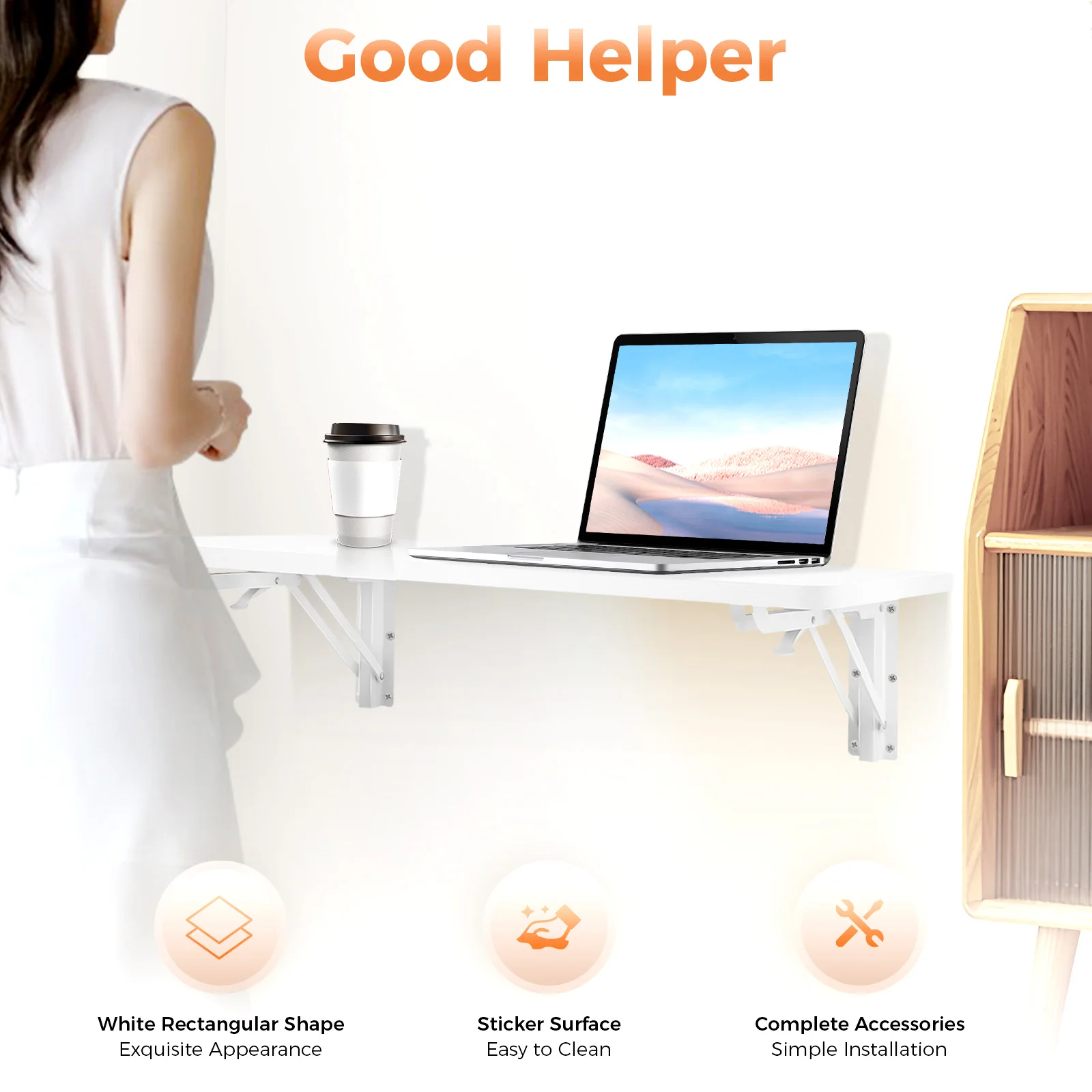 Bureau mural pliable peu encom - Office Furniture Dimensions avis et prix
