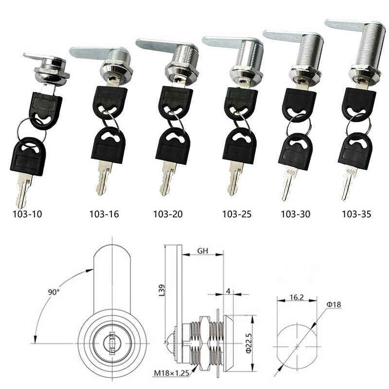 Serrure à came serrure de sécu - Office Furniture Hardware avis et prix
