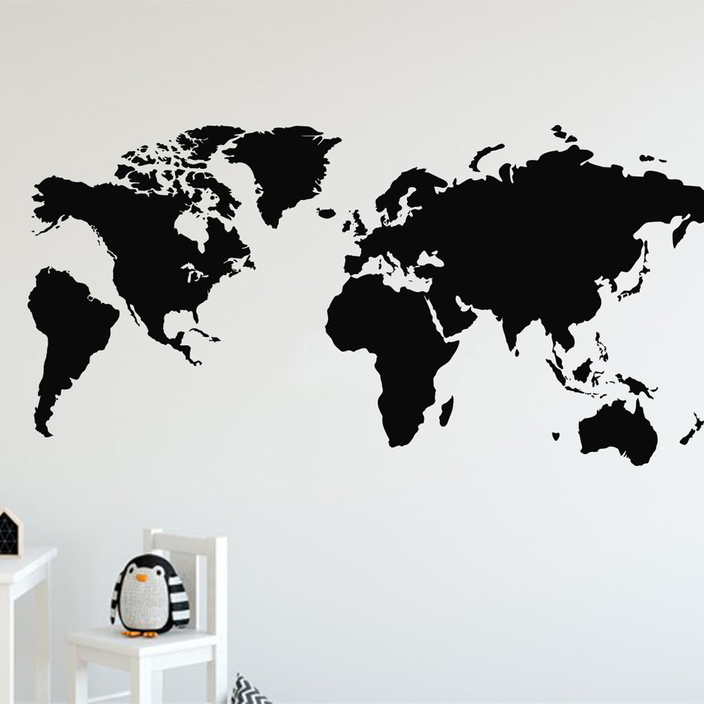 Autocollant mural de la carte  - Office Furniture World avis et prix